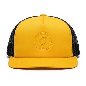 Cookies SF Trucker Hat Yellow/Orange Black Snapback Mesh Cap Cookies SF Logo OS